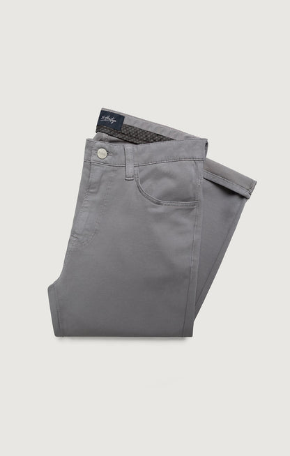 34 Heritage Courage Straight Leg Pants In Pewter Cloud Luxe