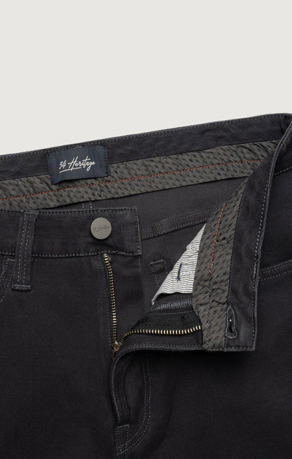 34 Heritage Courage Straight Leg Pants in Dark Grey Serrano
