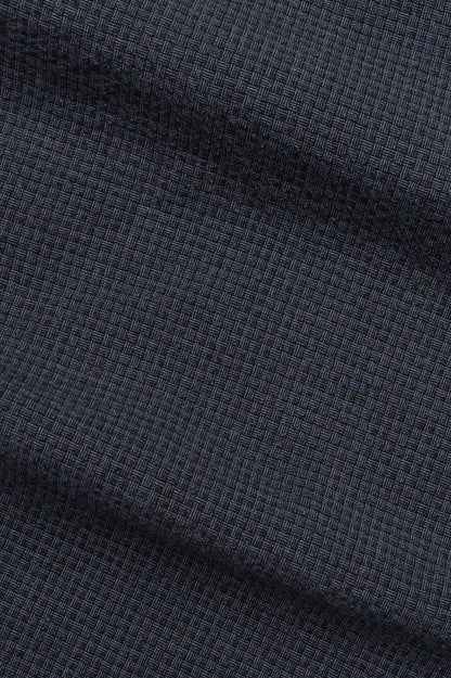 34 Heritage Arizona Slim Shorts In Navy Seersucker