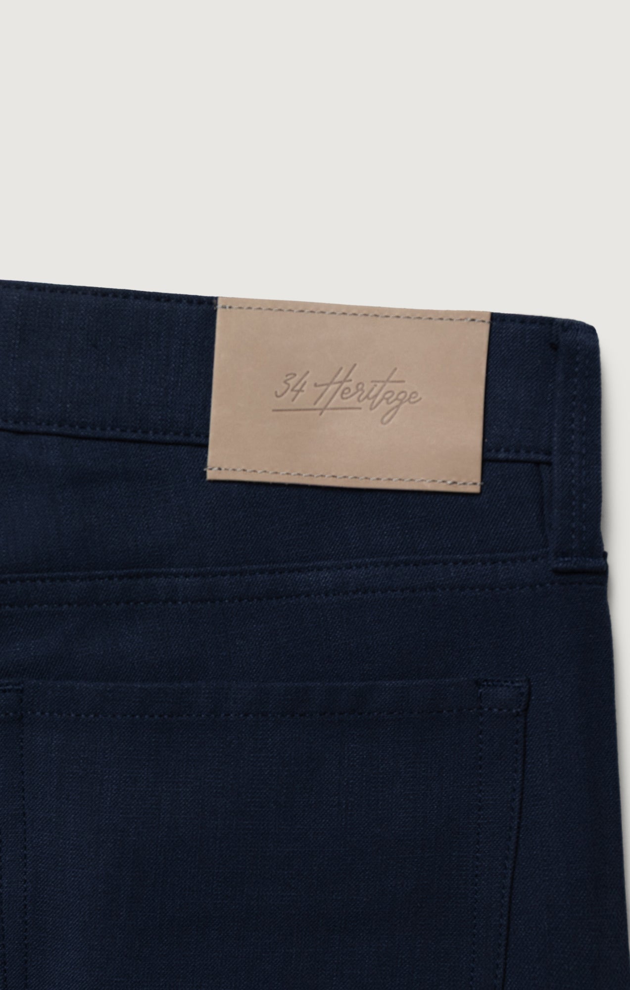 34 Heritage Courage Straight Leg Pants In Deep Ocean Cross Twill