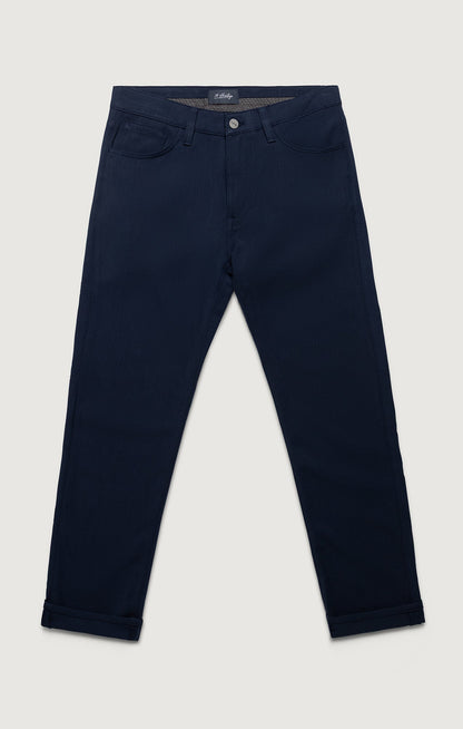 34 Heritage Courage Straight Leg Pants In Deep Ocean Cross Twill