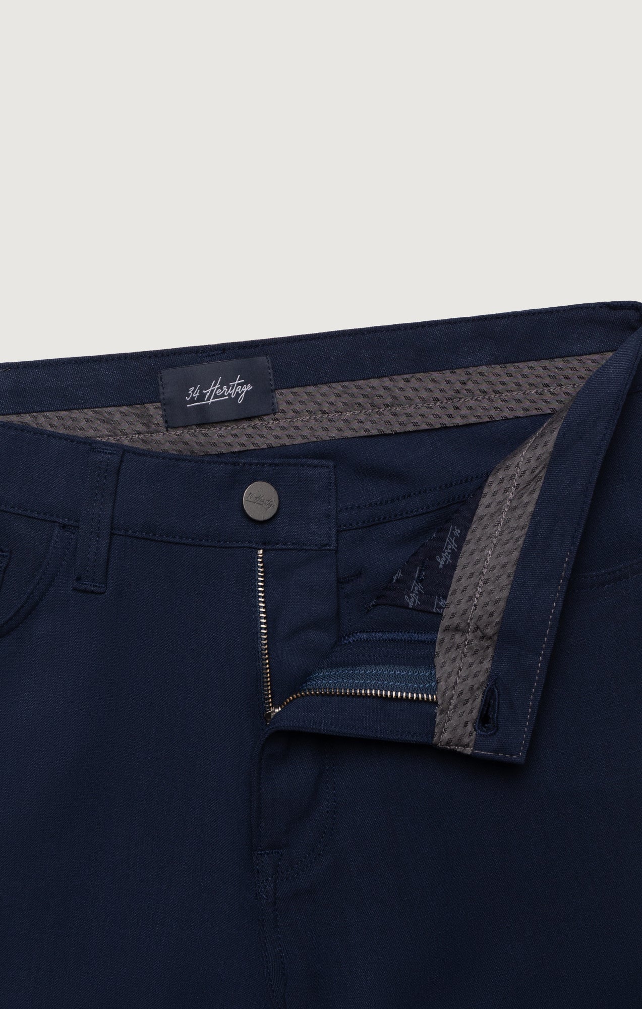 34 Heritage Courage Straight Leg Pants In Deep Ocean Cross Twill