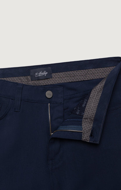 34 Heritage Courage Straight Leg Pants In Deep Ocean Cross Twill