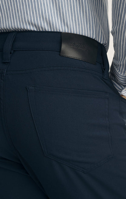 34 Heritage Charisma Relaxed Straight Pants In Deep Ocean Cross Twill