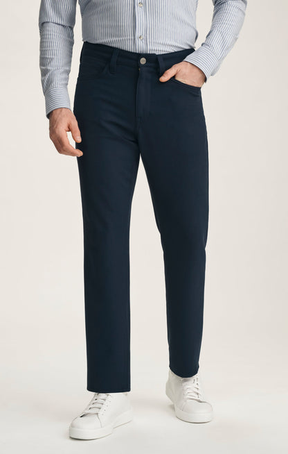 34 Heritage Charisma Relaxed Straight Pants In Deep Ocean Cross Twill