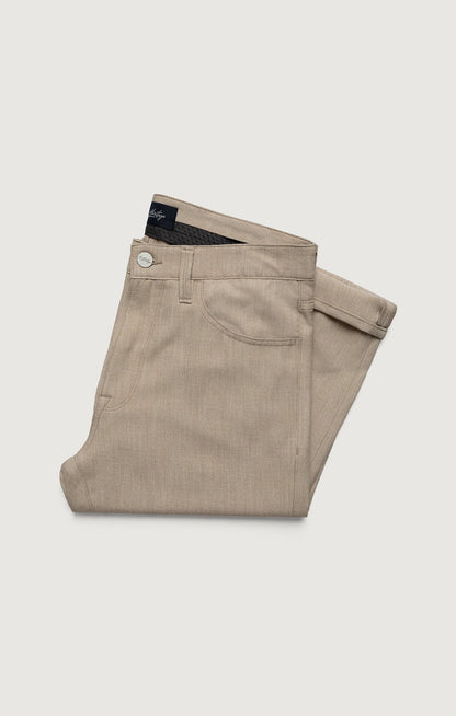 34 Heritage Courage Straight Leg Pants In Wheat Cross Twill