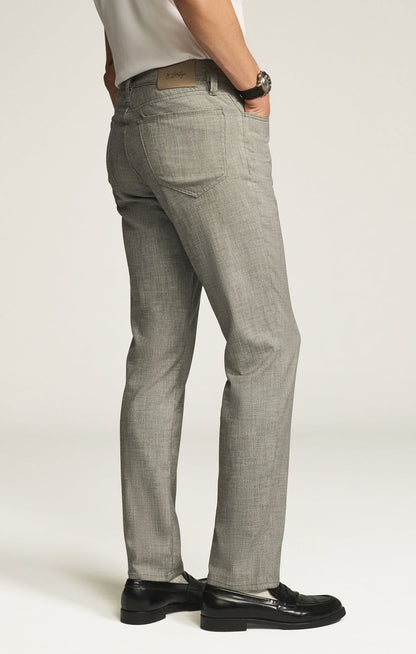 34 Heritage Charisma Relaxed Straight Pants in Grey Cross Twill