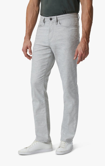 34 Heritage Charisma Relaxed Straight Leg Pants In Light Grey Hemp