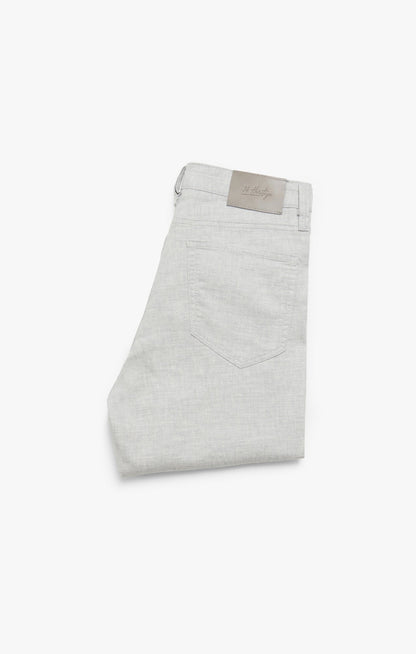 34 Heritage Charisma Relaxed Straight Leg Pants In Light Grey Hemp