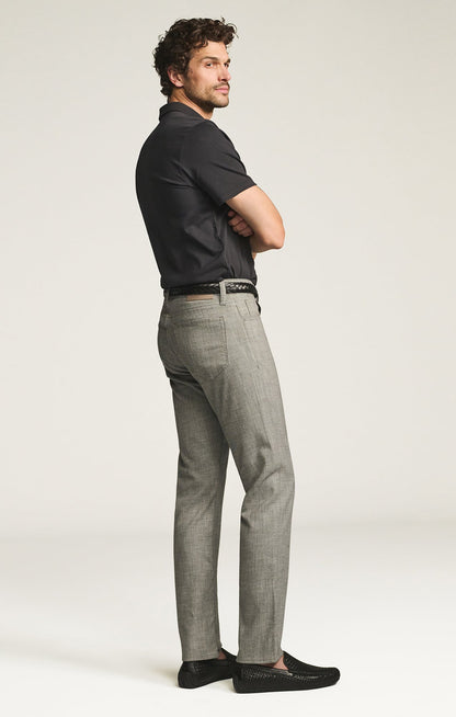 34 Heritage Courage Straight Leg Pants in Grey Cross Twill