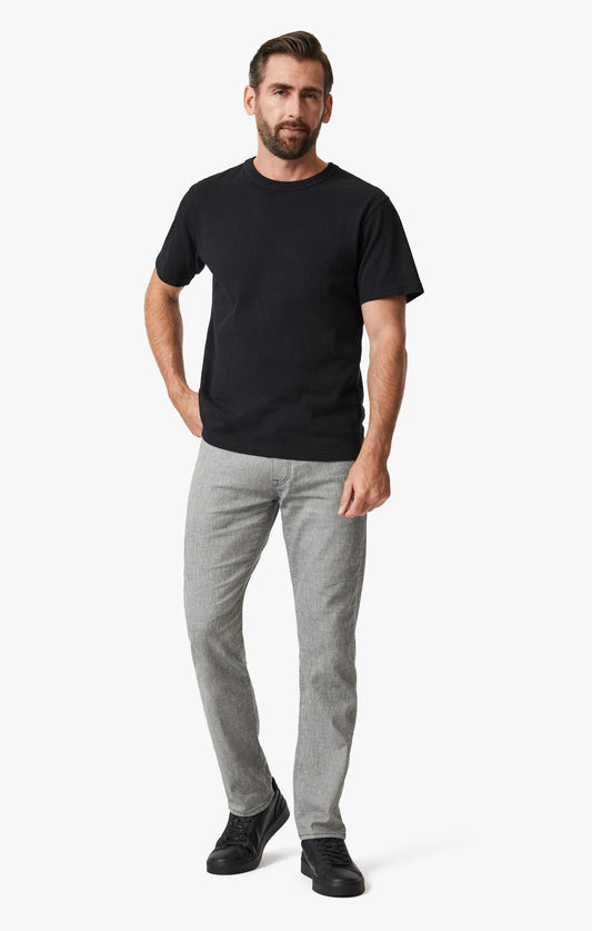 34 Heritage Courage Straight Leg Pants In Anthracite Hemp