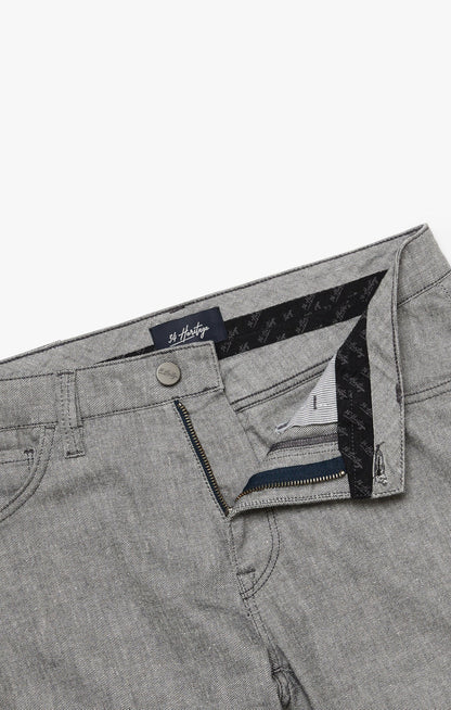 34 Heritage Courage Straight Leg Pants In Anthracite Hemp