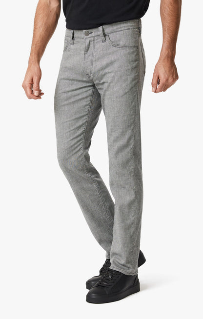 34 Heritage Courage Straight Leg Pants In Anthracite Hemp