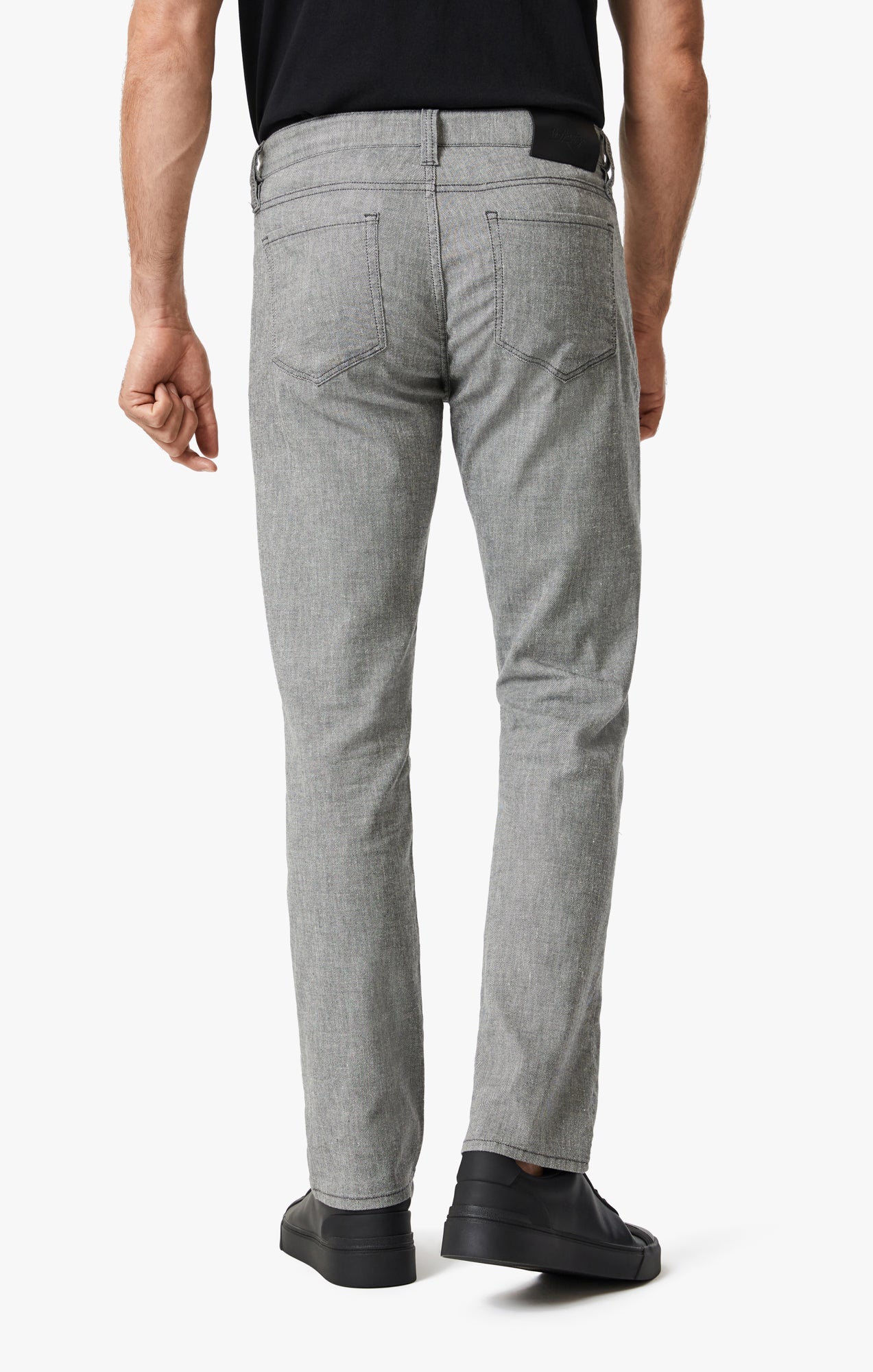 34 Heritage Courage Straight Leg Pants In Anthracite Hemp