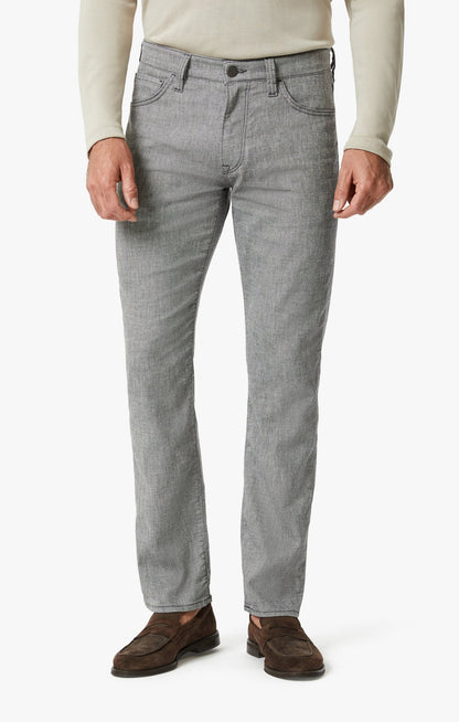 34 Heritage Charisma Relaxed Straight Leg Pants In Anthracite Hemp