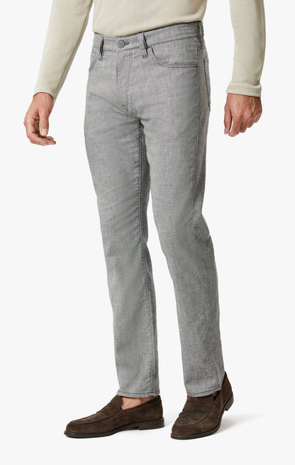 34 Heritage Charisma Relaxed Straight Leg Pants In Anthracite Hemp