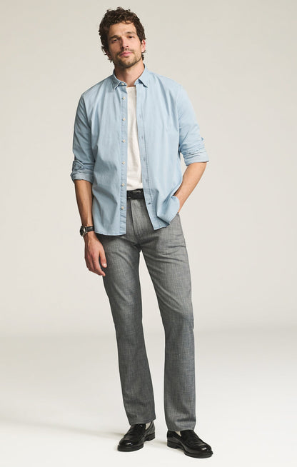 34 Heritage Courage Straight Leg Pants in Navy Cross Twill