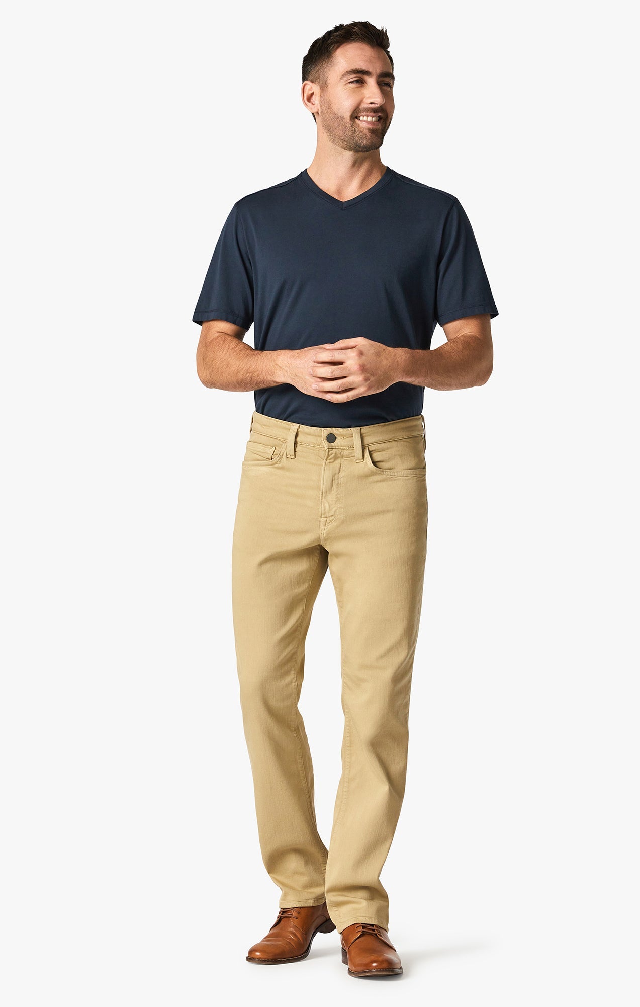 34 Heritage Courage Straight Leg Pants In Dijon Coolmax