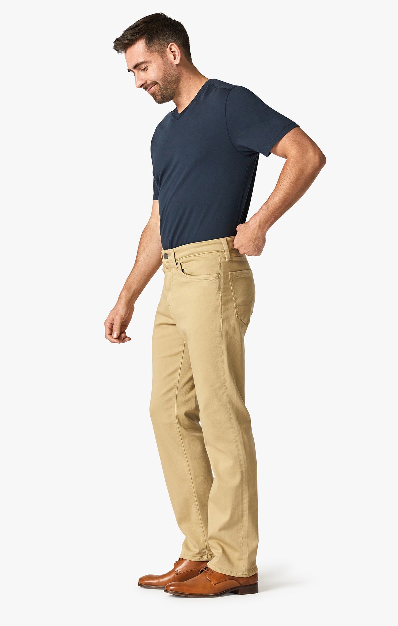 34 Heritage Courage Straight Leg Pants In Dijon Coolmax