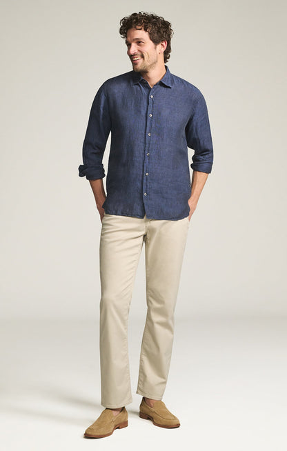 34 Heritage Charisma Relaxed Straight Pants in Tan Coomax