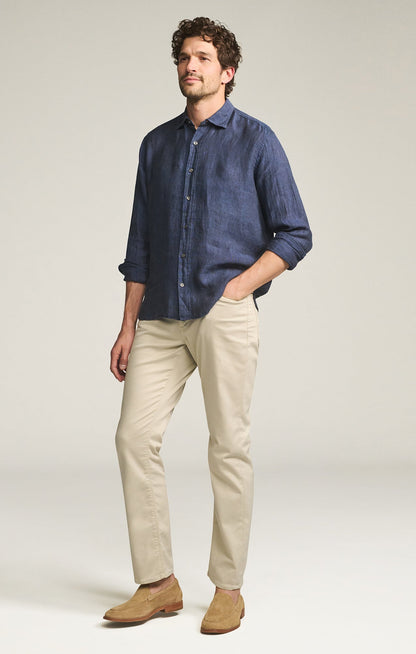 34 Heritage Charisma Relaxed Straight Pants in Tan Coomax