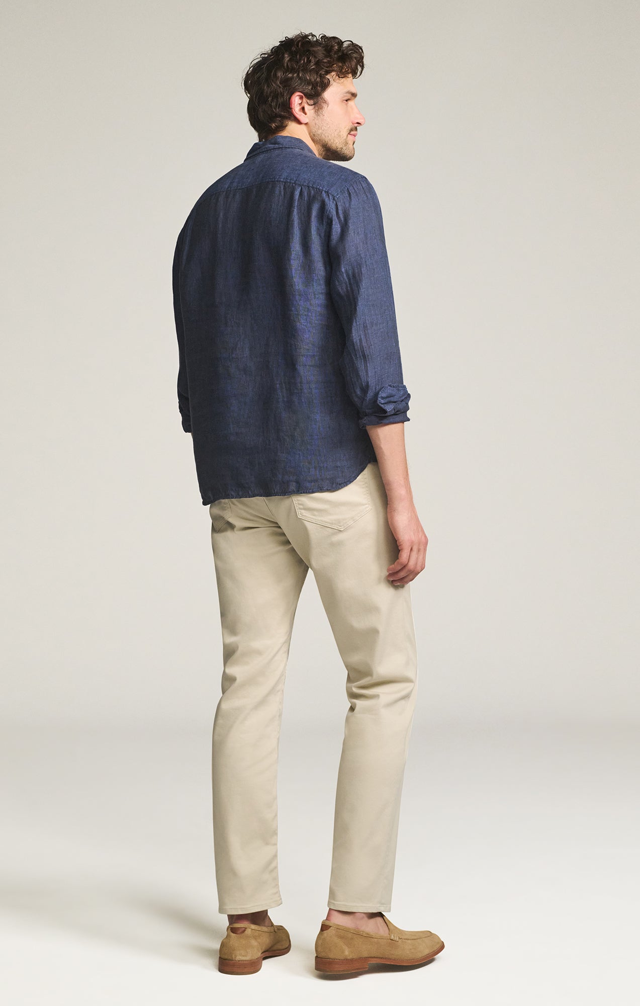 34 Heritage Charisma Relaxed Straight Pants in Tan Coomax