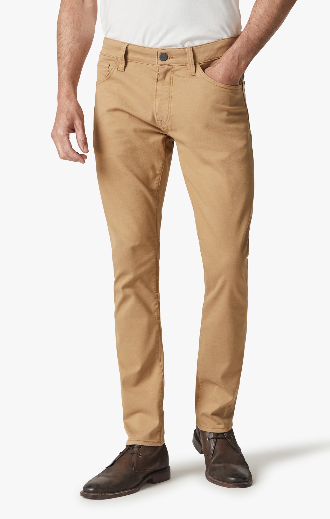 34 Heritage Courage Straight Leg Pants In British Khaki Comfort