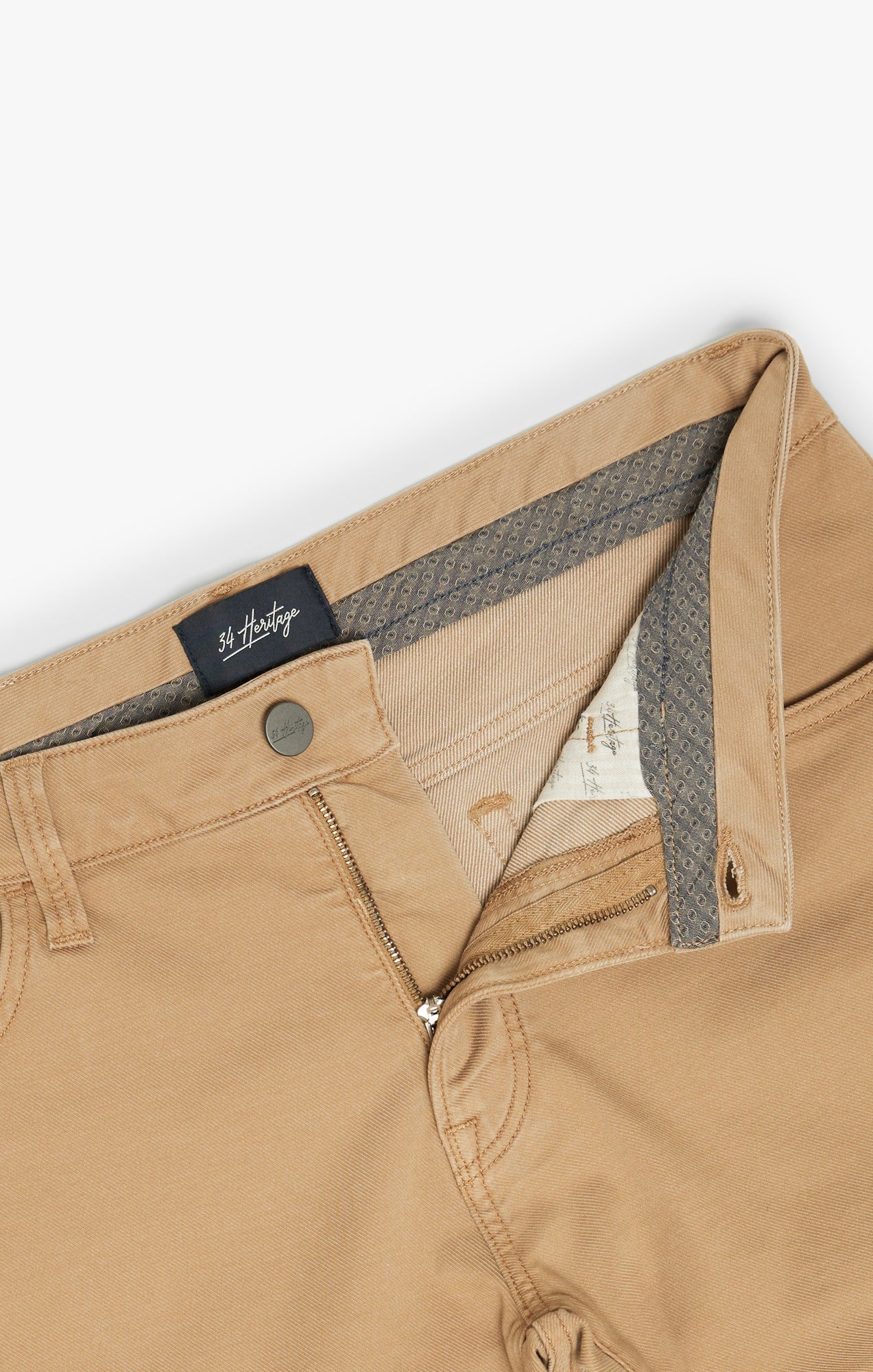 34 Heritage Courage Straight Leg Pants In British Khaki Comfort