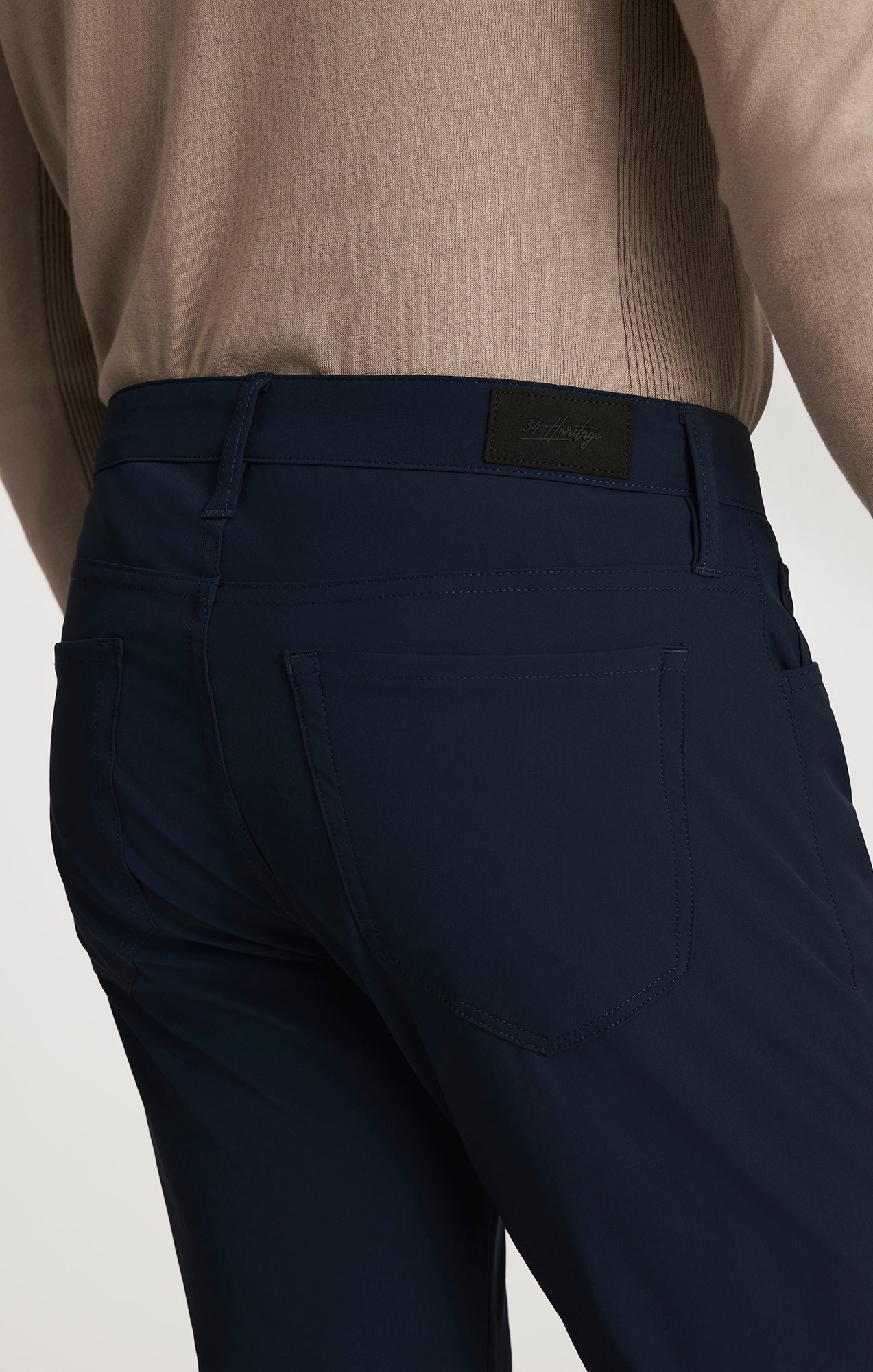 34 Heritage Courage Straight Commuter Pants in Navy Luxe