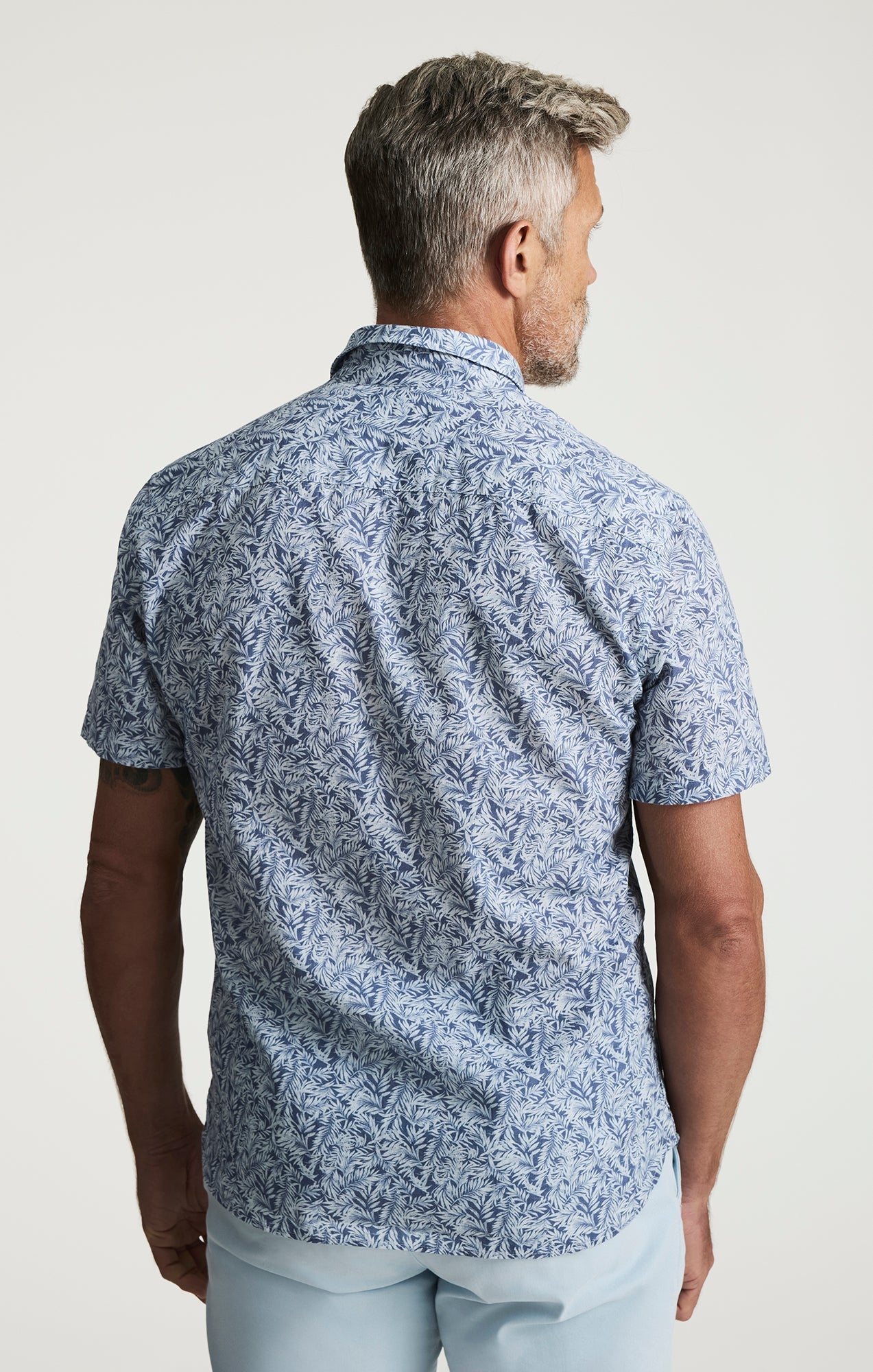 34 Heritage Palm Shirt In Indigo