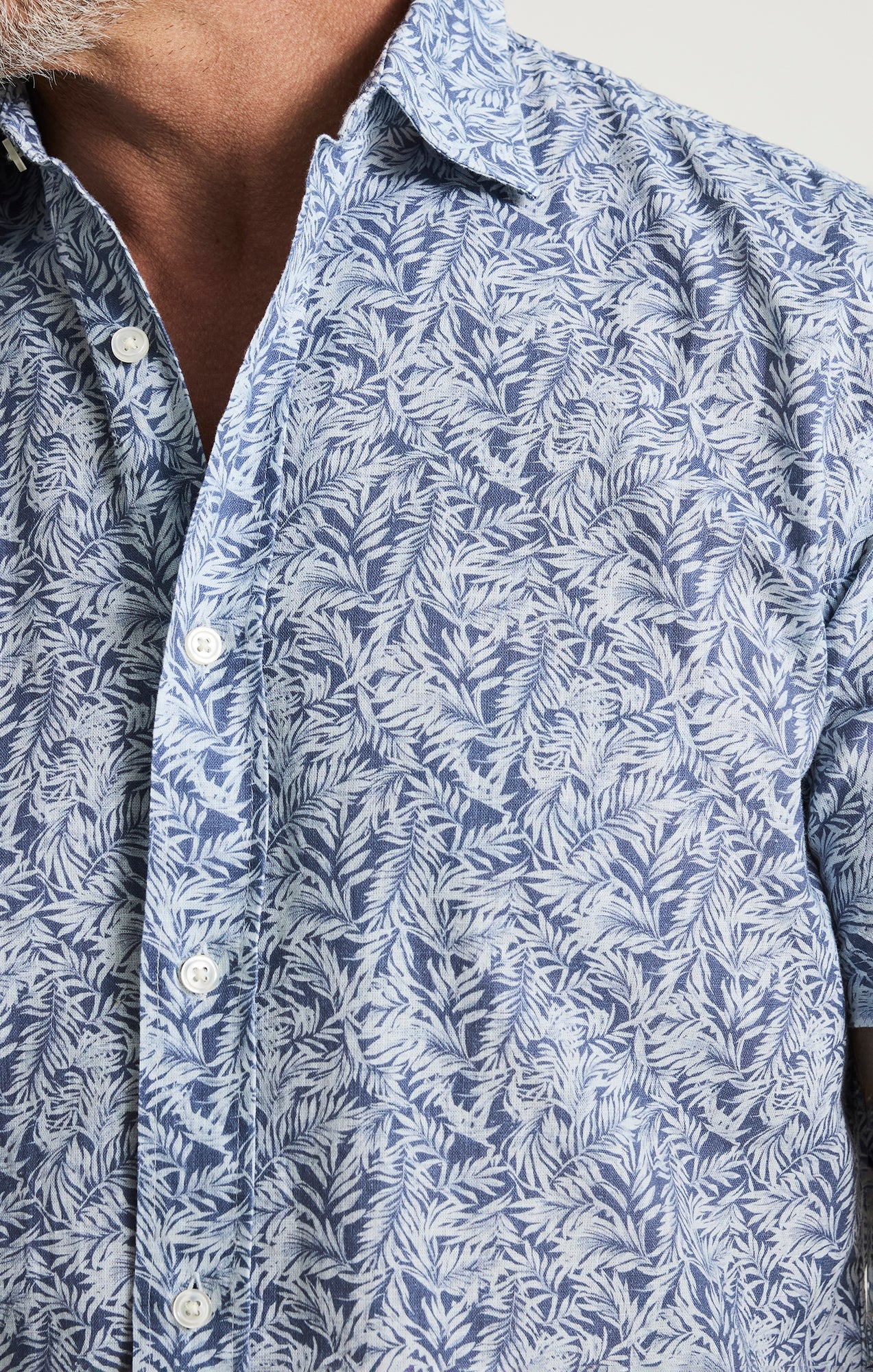 34 Heritage Palm Shirt In Indigo