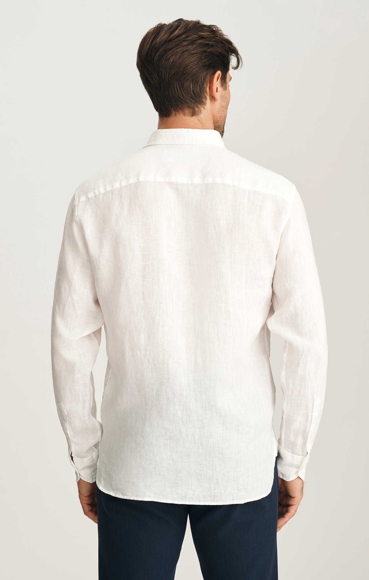 34 Heritage Linen Shirt In White
