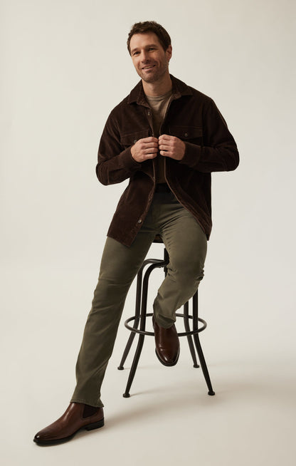 34 Heritage Overshirt in Chocolate Brown