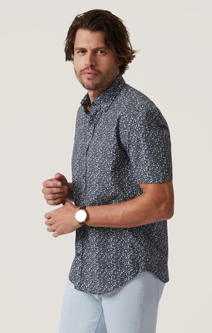 34 Heritage Short Sleeve Shirt in Navy