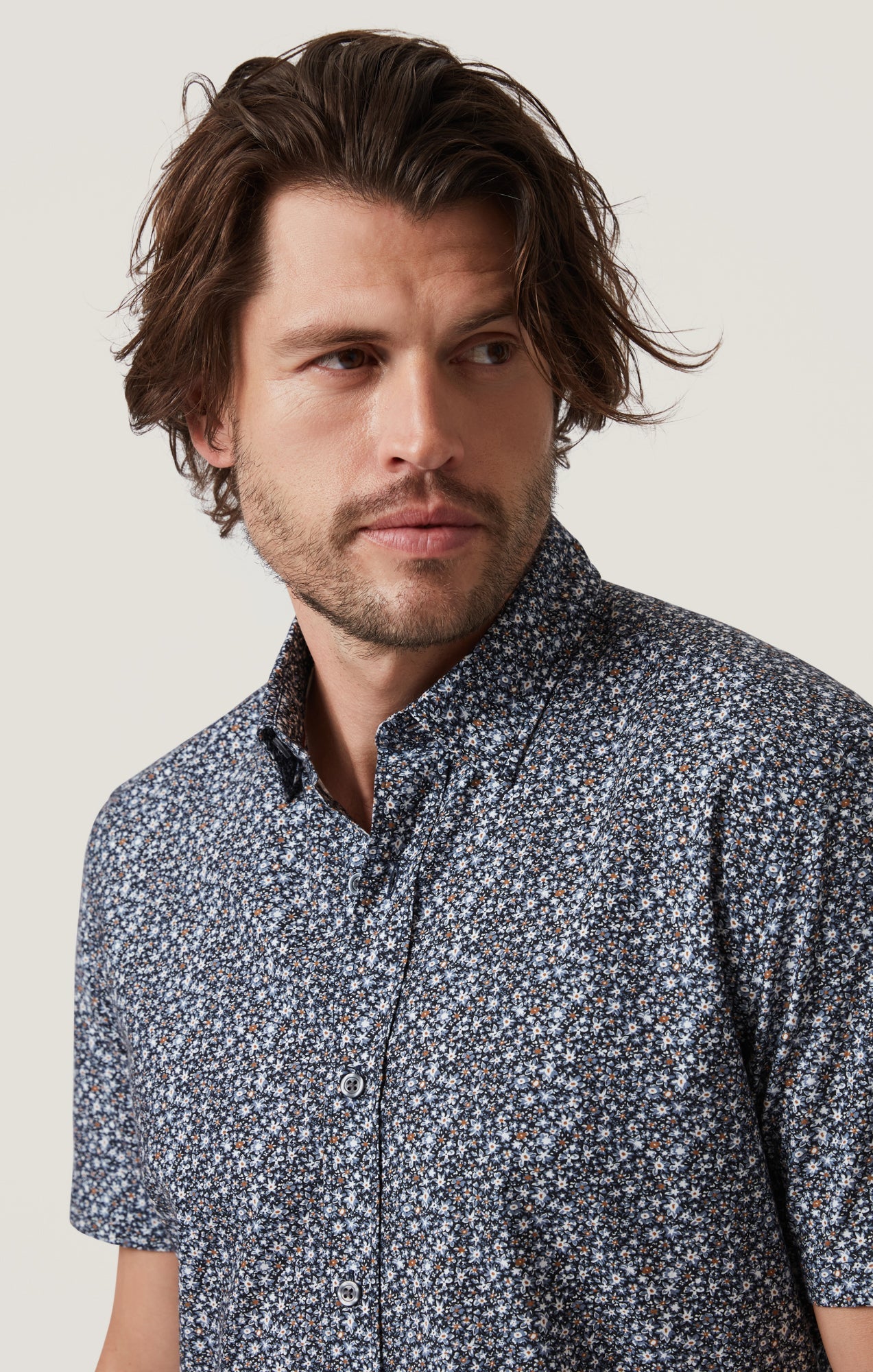34 Heritage Short Sleeve Shirt in Navy