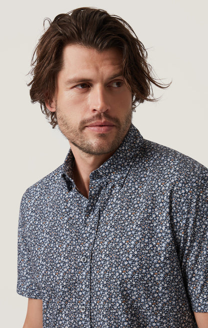 34 Heritage Short Sleeve Shirt in Navy