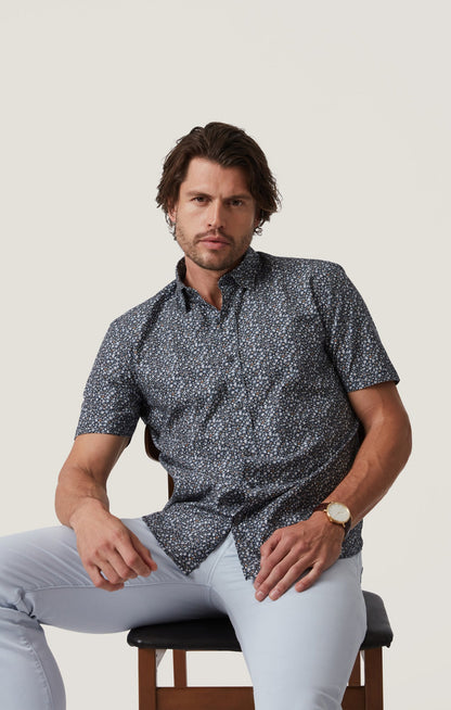 34 Heritage Short Sleeve Shirt in Navy