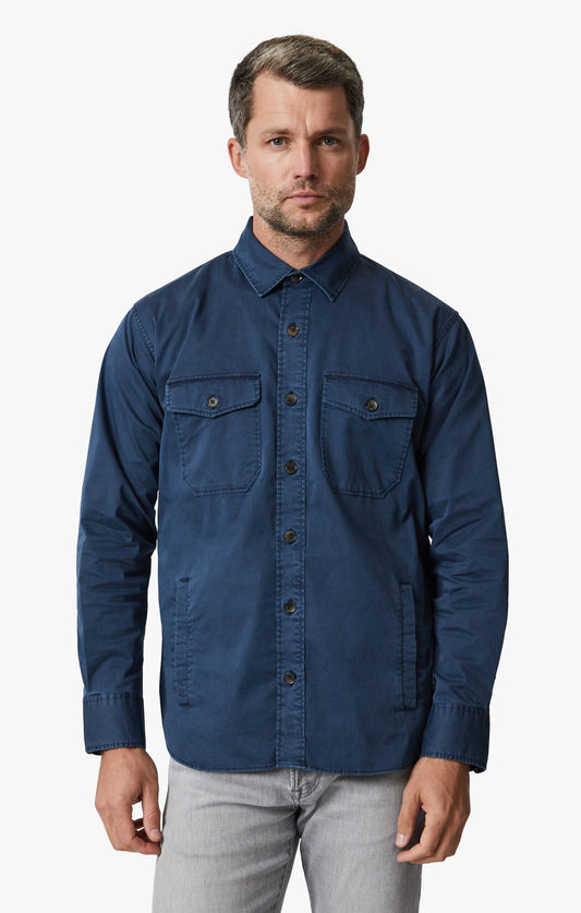 34 Heritage Overshirt In Dark Blue