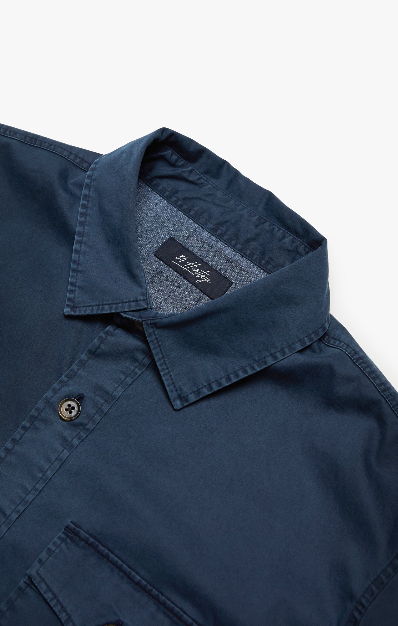 34 Heritage Overshirt In Dark Blue