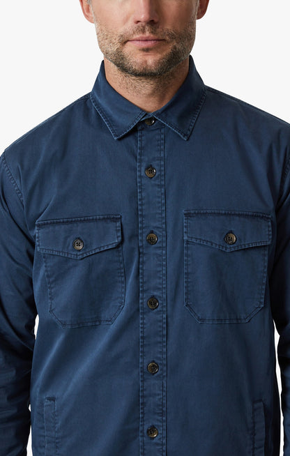 34 Heritage Overshirt In Dark Blue