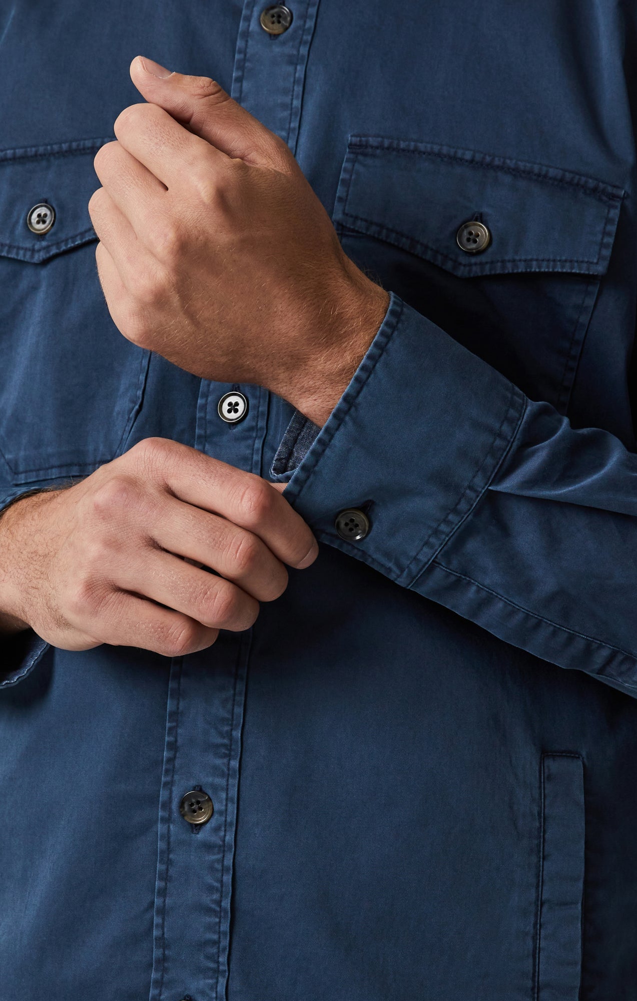 34 Heritage Overshirt In Dark Blue