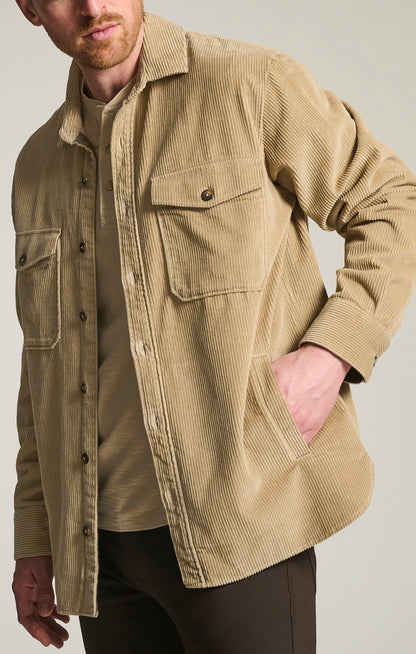 34 Heritage Overshirt In Aluminum