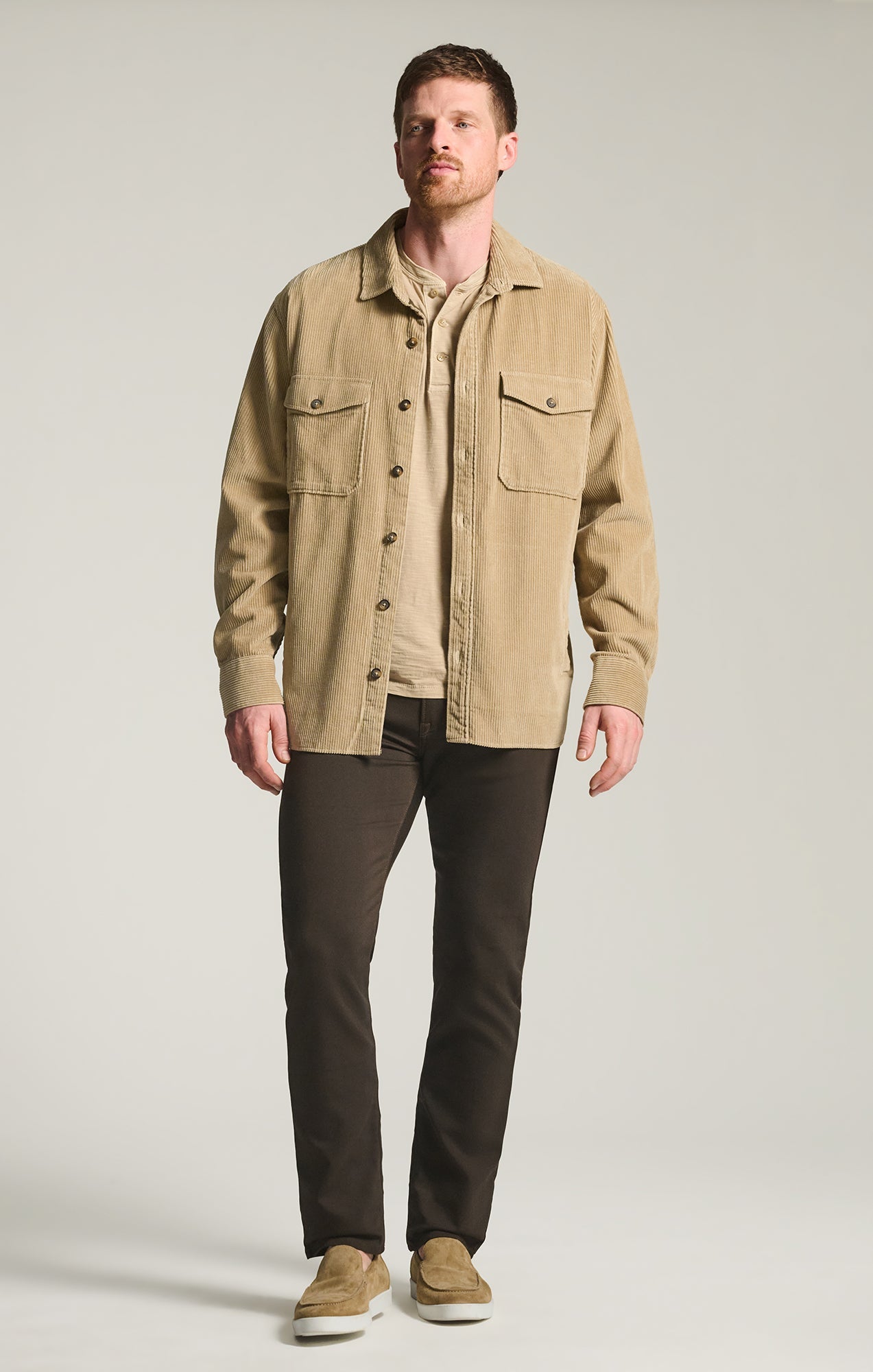34 Heritage Overshirt In Aluminum
