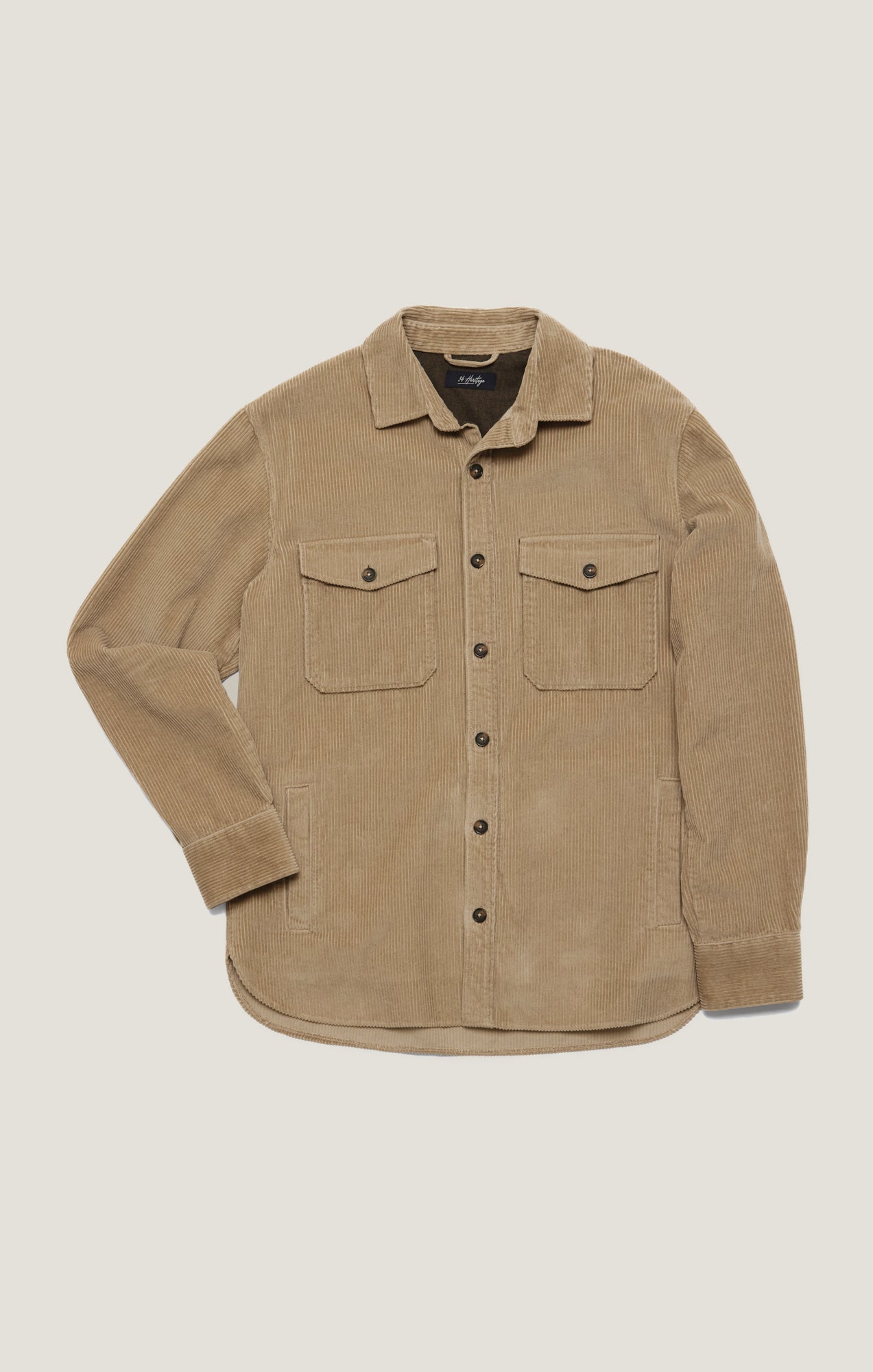34 Heritage Overshirt In Aluminum