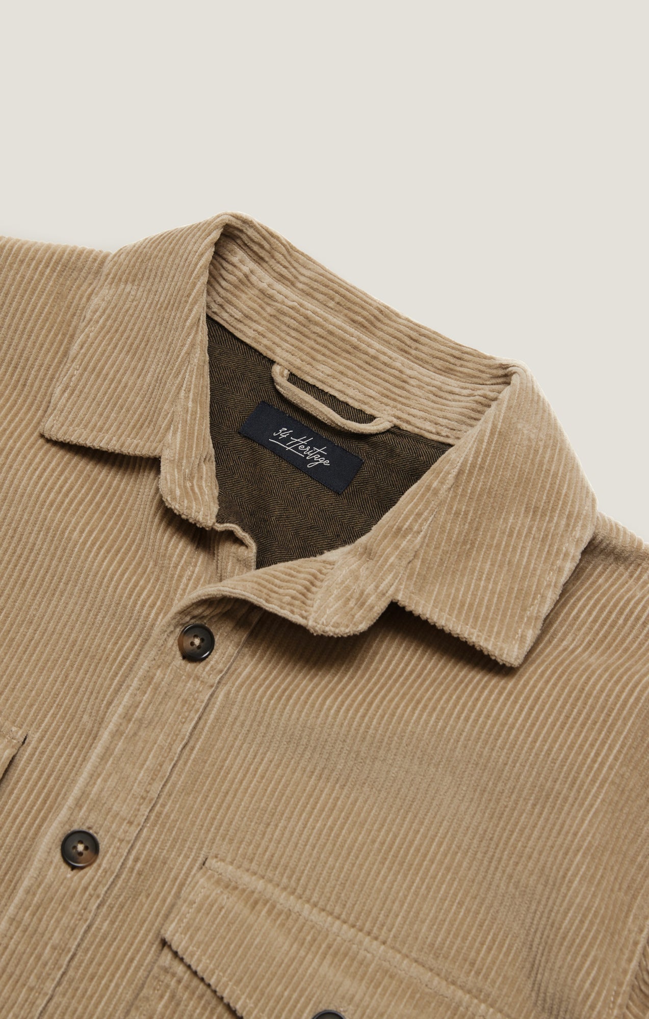 34 Heritage Overshirt In Aluminum