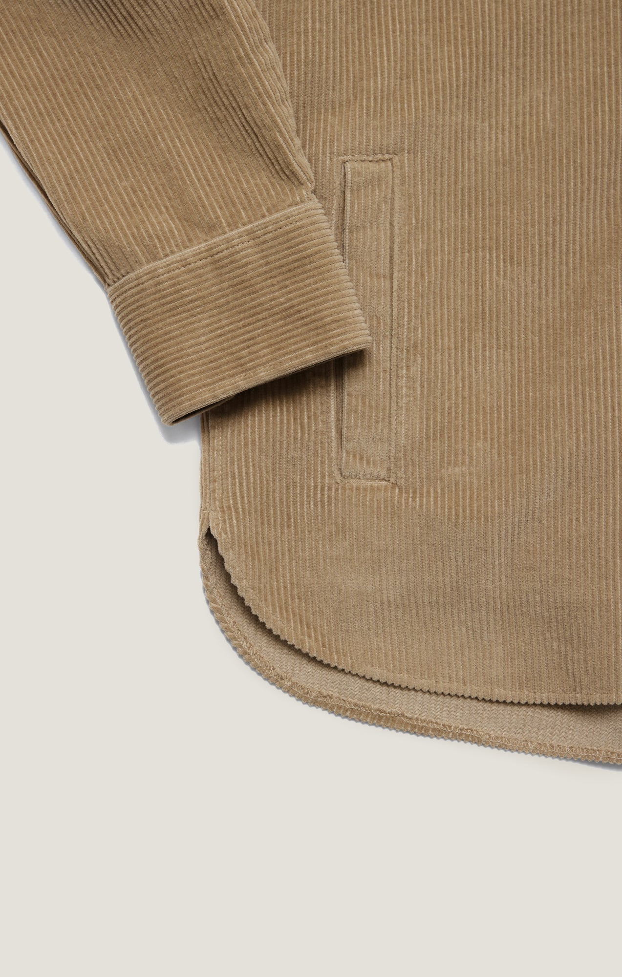 34 Heritage Overshirt In Aluminum