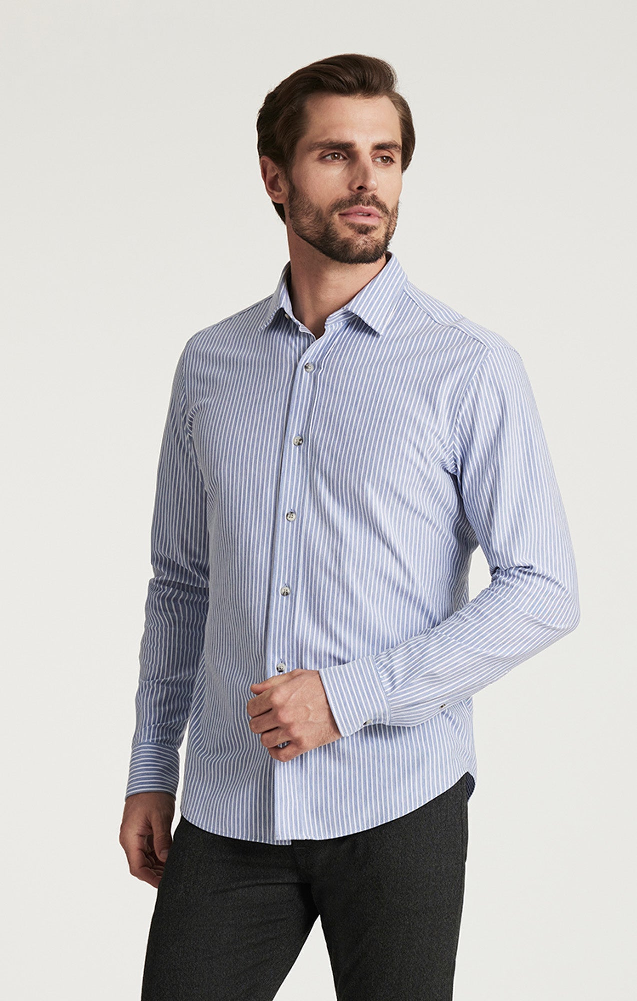 34 Heritage Striped Shirt in Blue