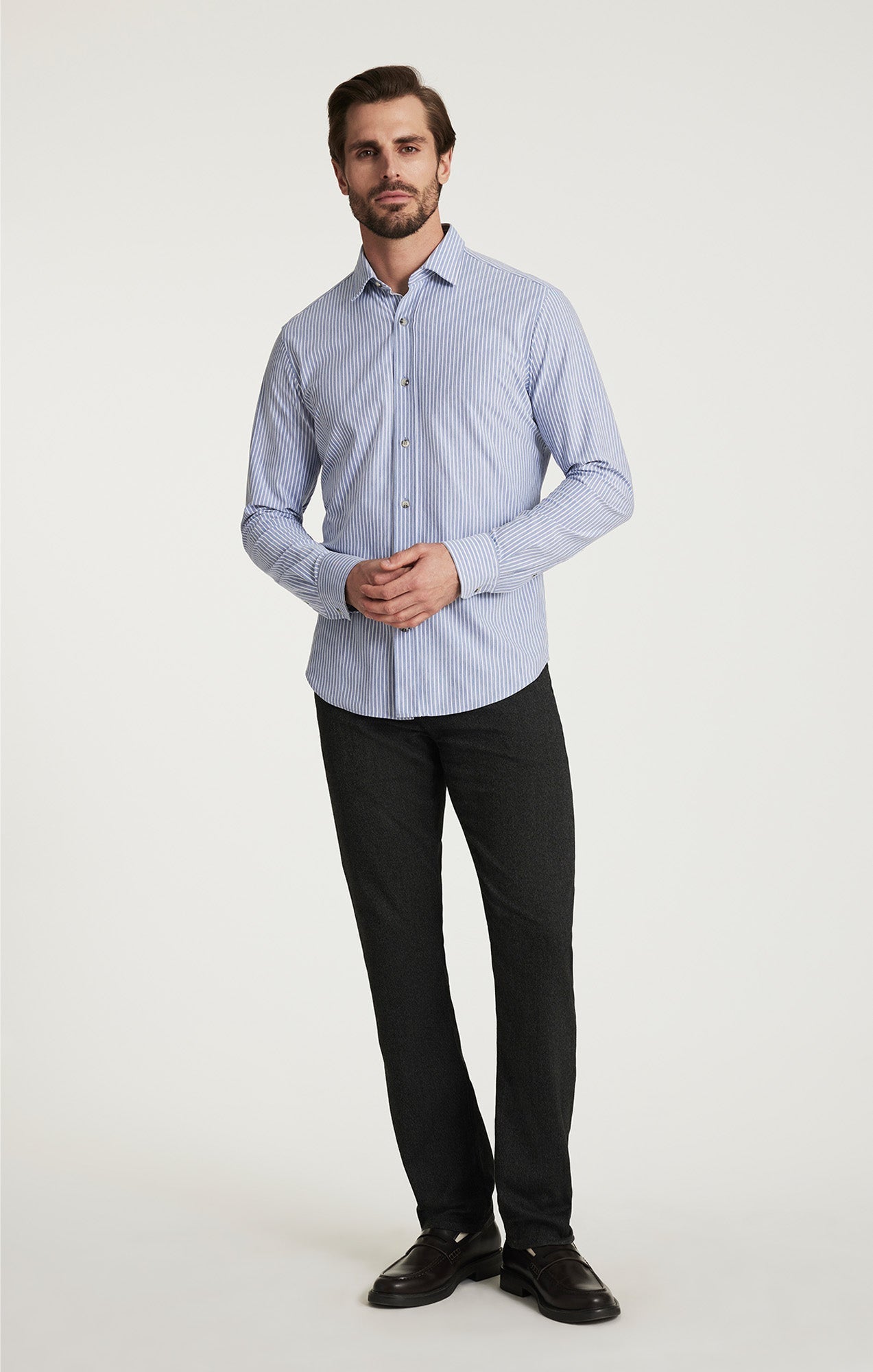 34 Heritage Striped Shirt in Blue