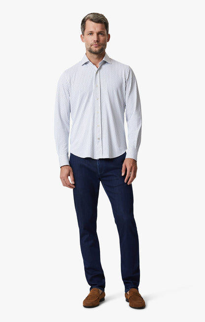 34 Heritage Ocean Dot Shirt In White