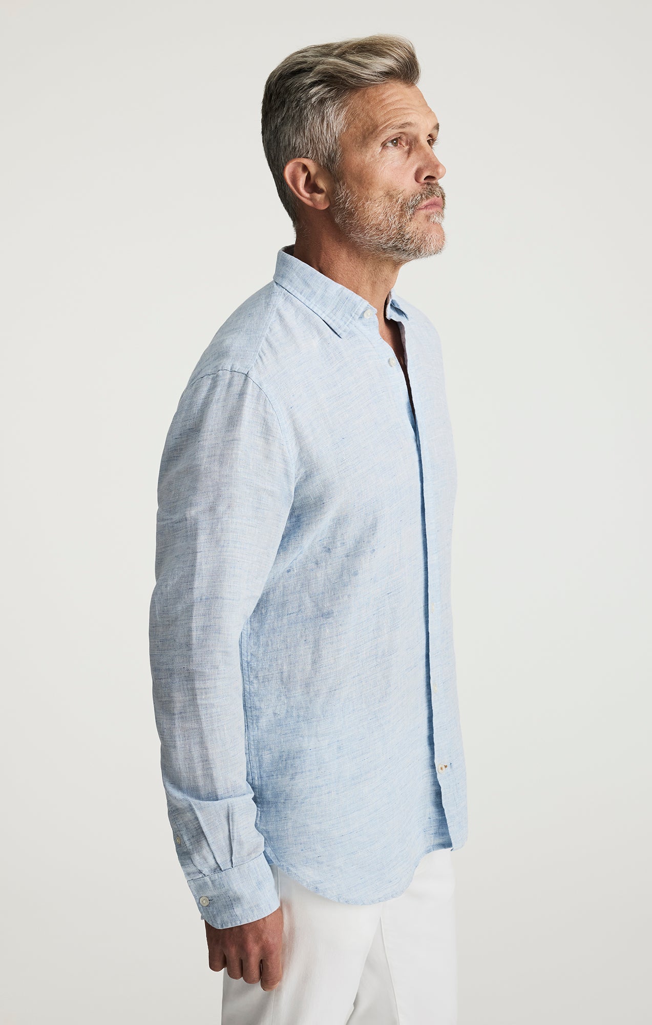 34 Heritage Linen Shirt In Blue